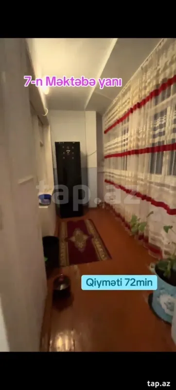 Satılır 3 otaqlı mənzil 64 m²