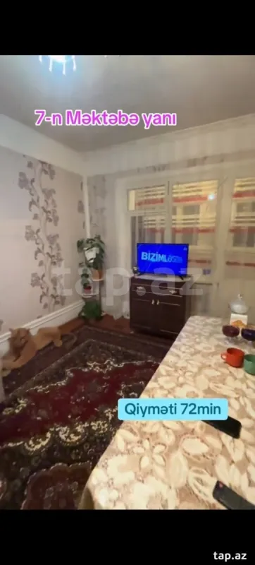 Satılır 3 otaqlı mənzil 64 m²