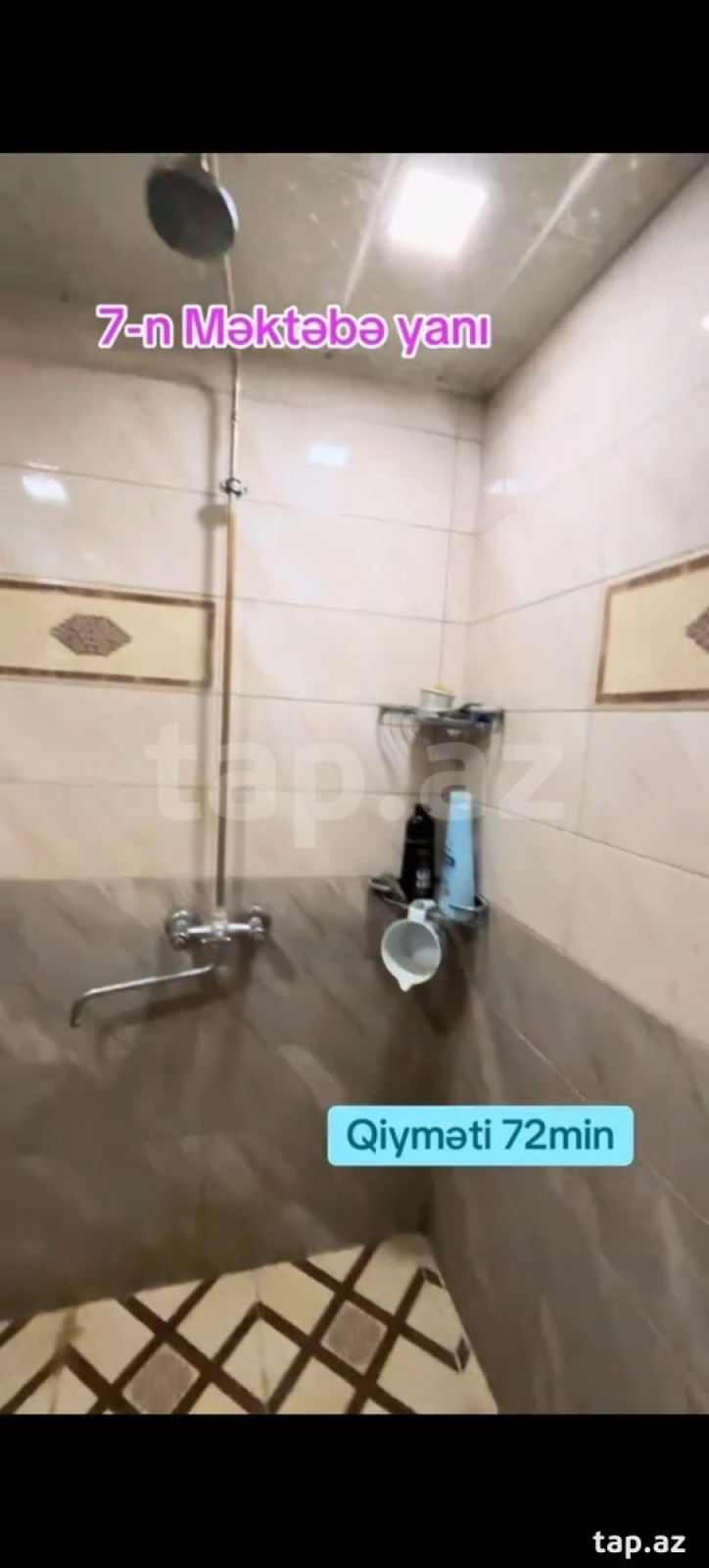 Satılır 3 otaqlı mənzil 64 m²