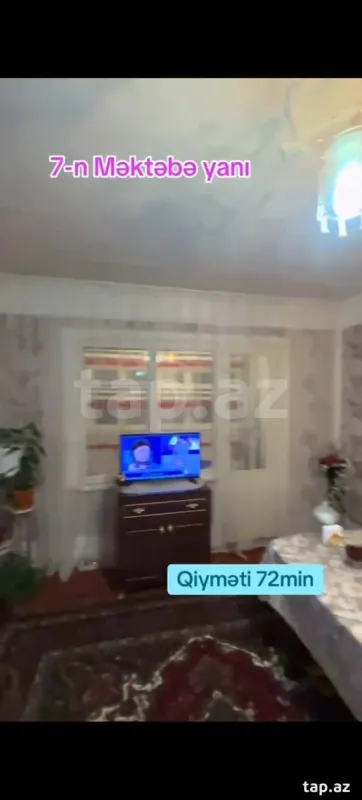Satılır 3 otaqlı mənzil 64 m²