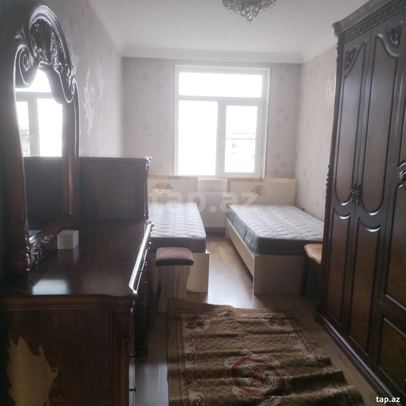 Kirayə verilir 2 otaqlı mənzil 48 m²