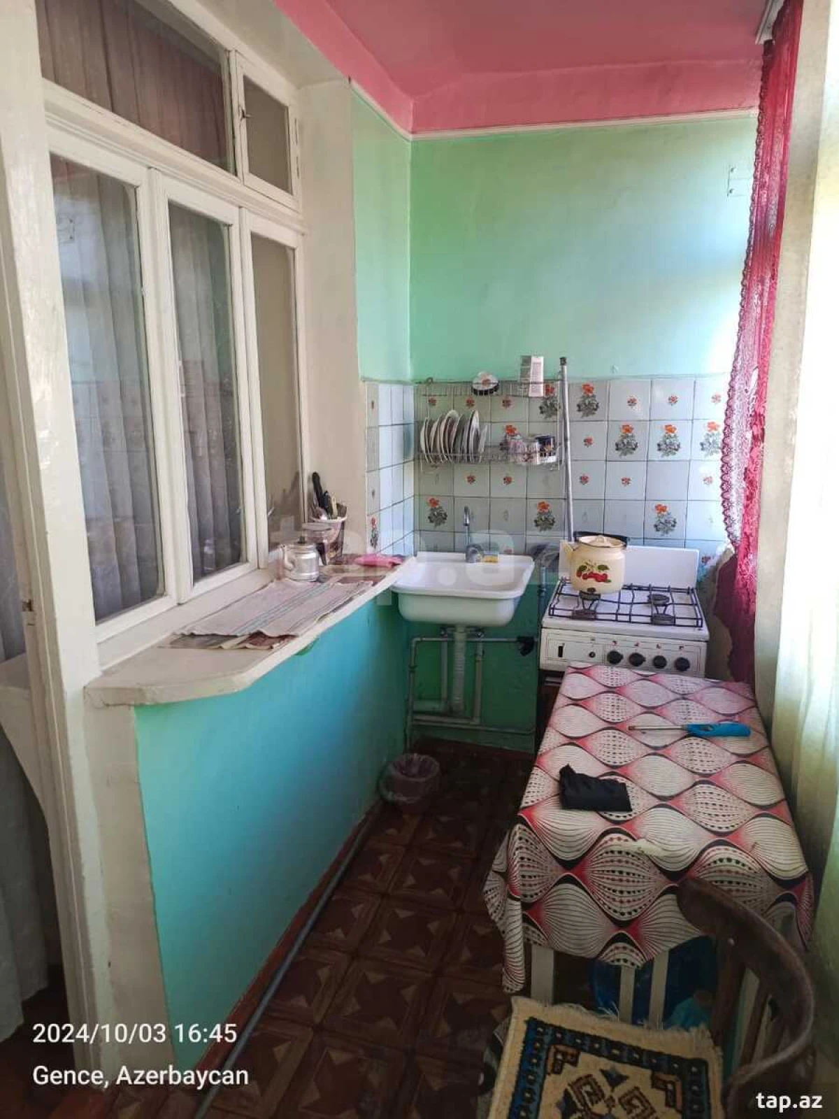 Kirayə verilir 3 otaqlı mənzil 50 m²