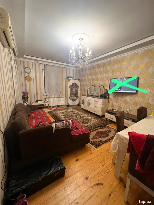 Kirayə verilir 1 otaqlı yeni tikili 45 m²