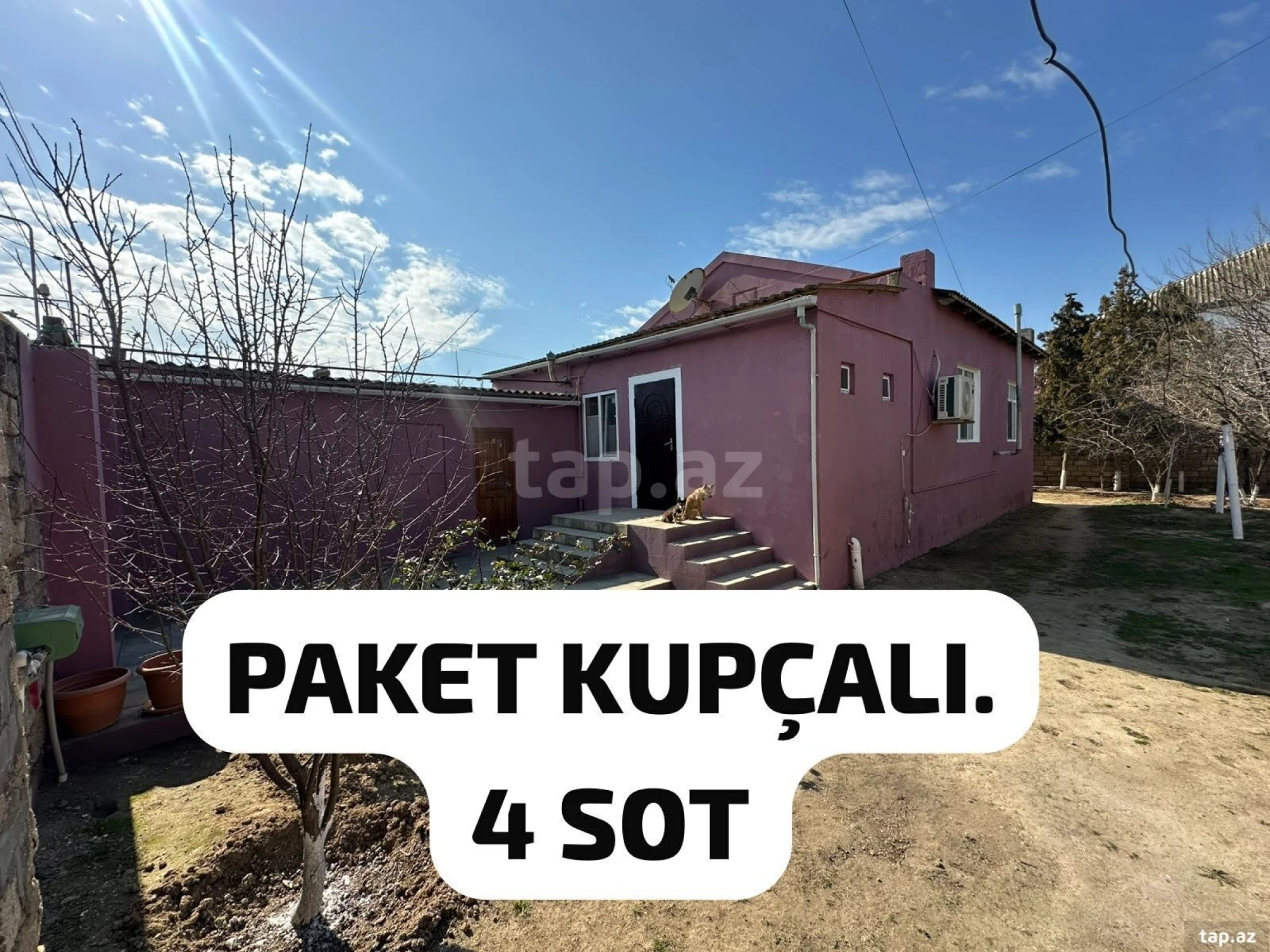 Satılır 3 otaqlı həyət evi 100 m²