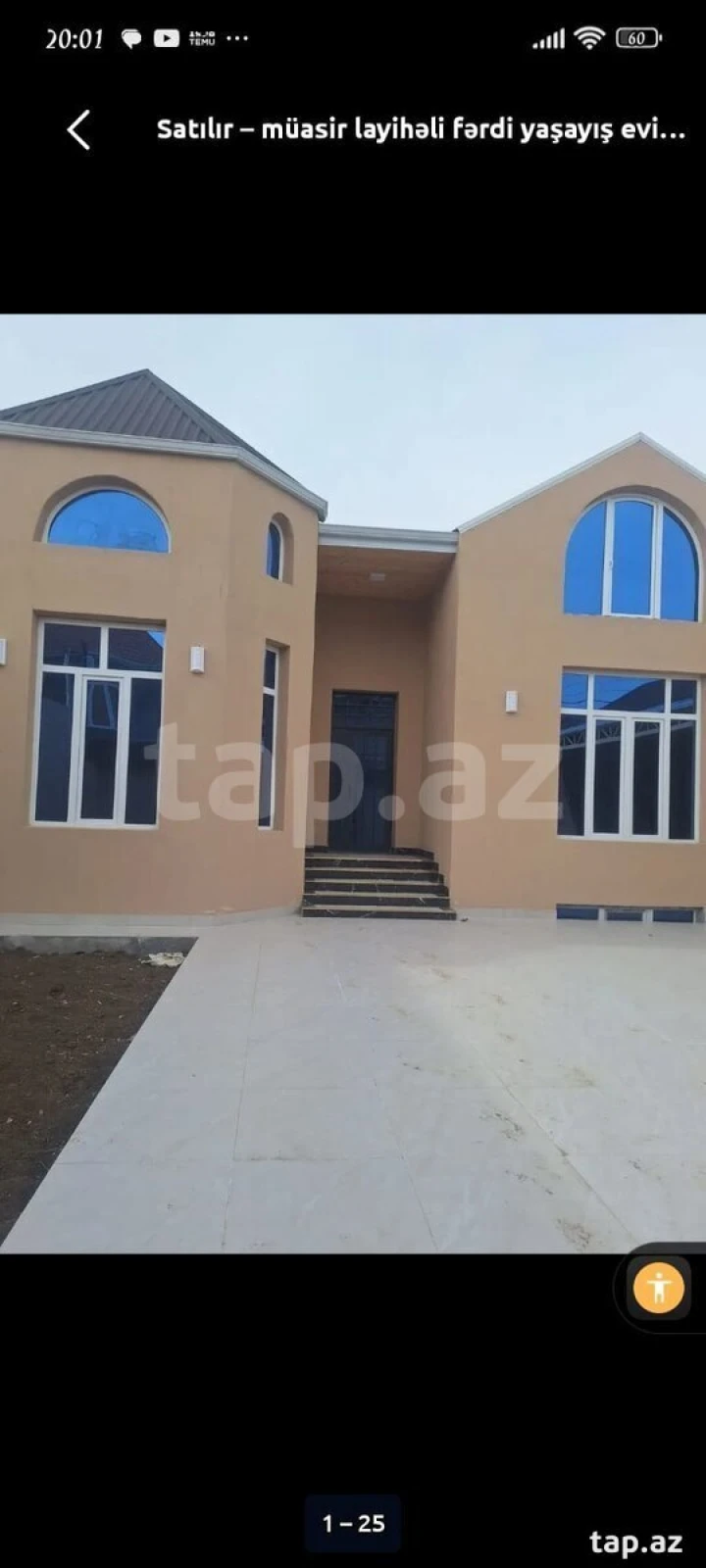 Satılır 4 otaqlı həyət evi 140 m²