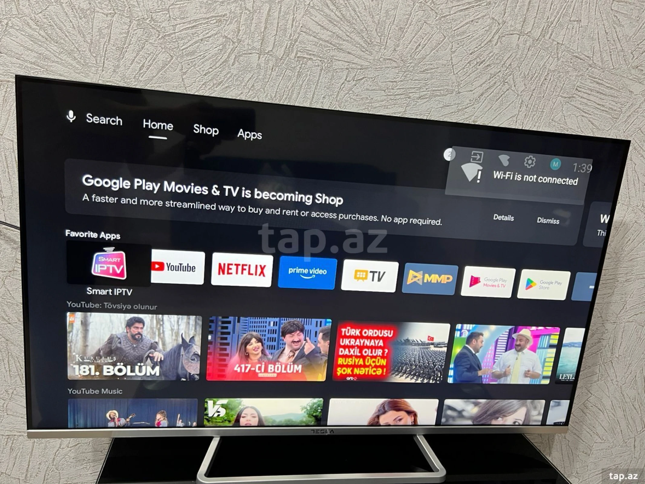 Kirayə verilir 2 otaqlı yeni tikili 80 m²