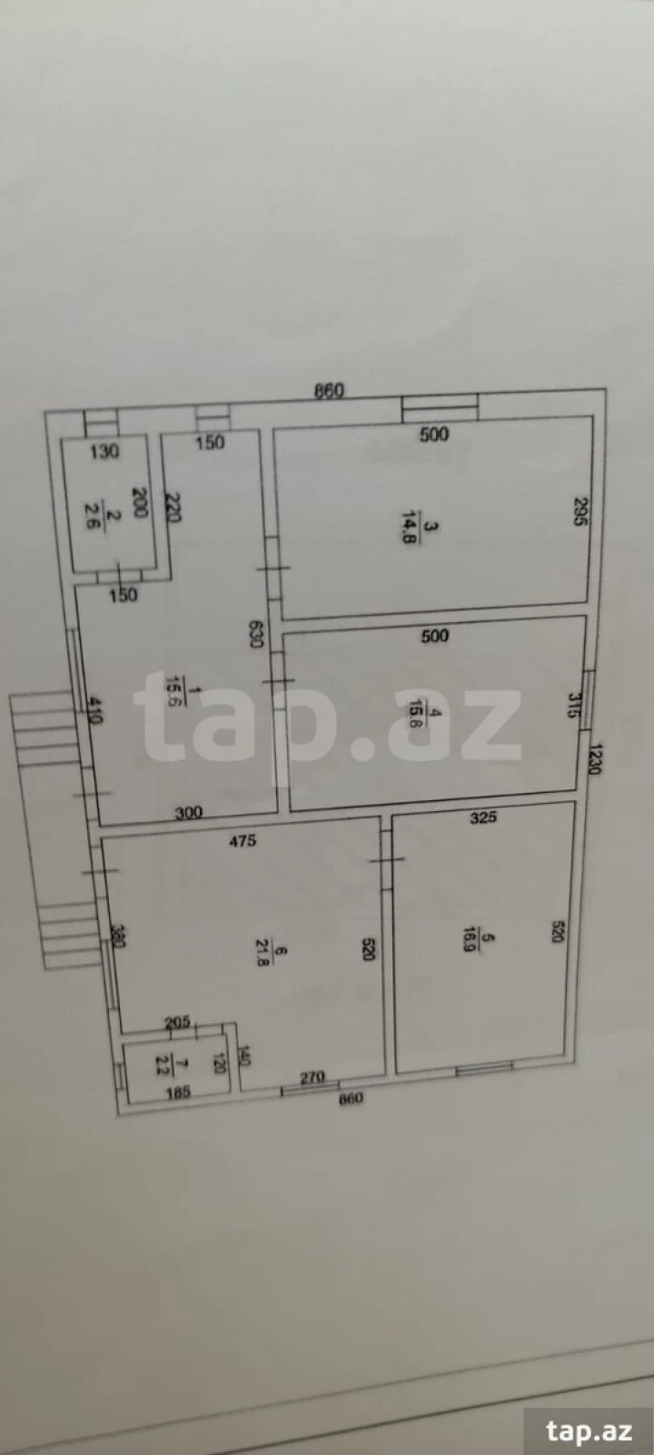 Satılır 4 otaqlı həyət evi 270 m²