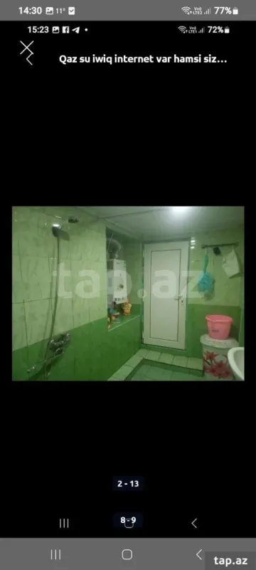 Kirayə verilir 2 otaqlı həyət evi 60 m²