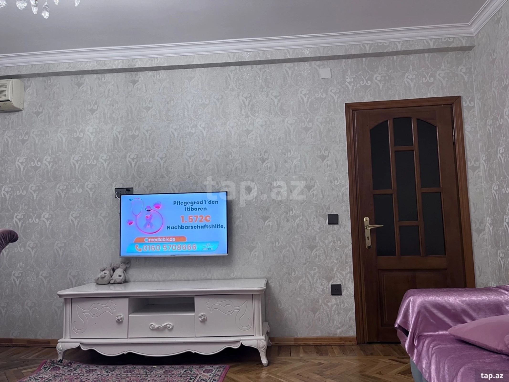 Kirayə verilir 4 otaqlı mənzil 100 m²