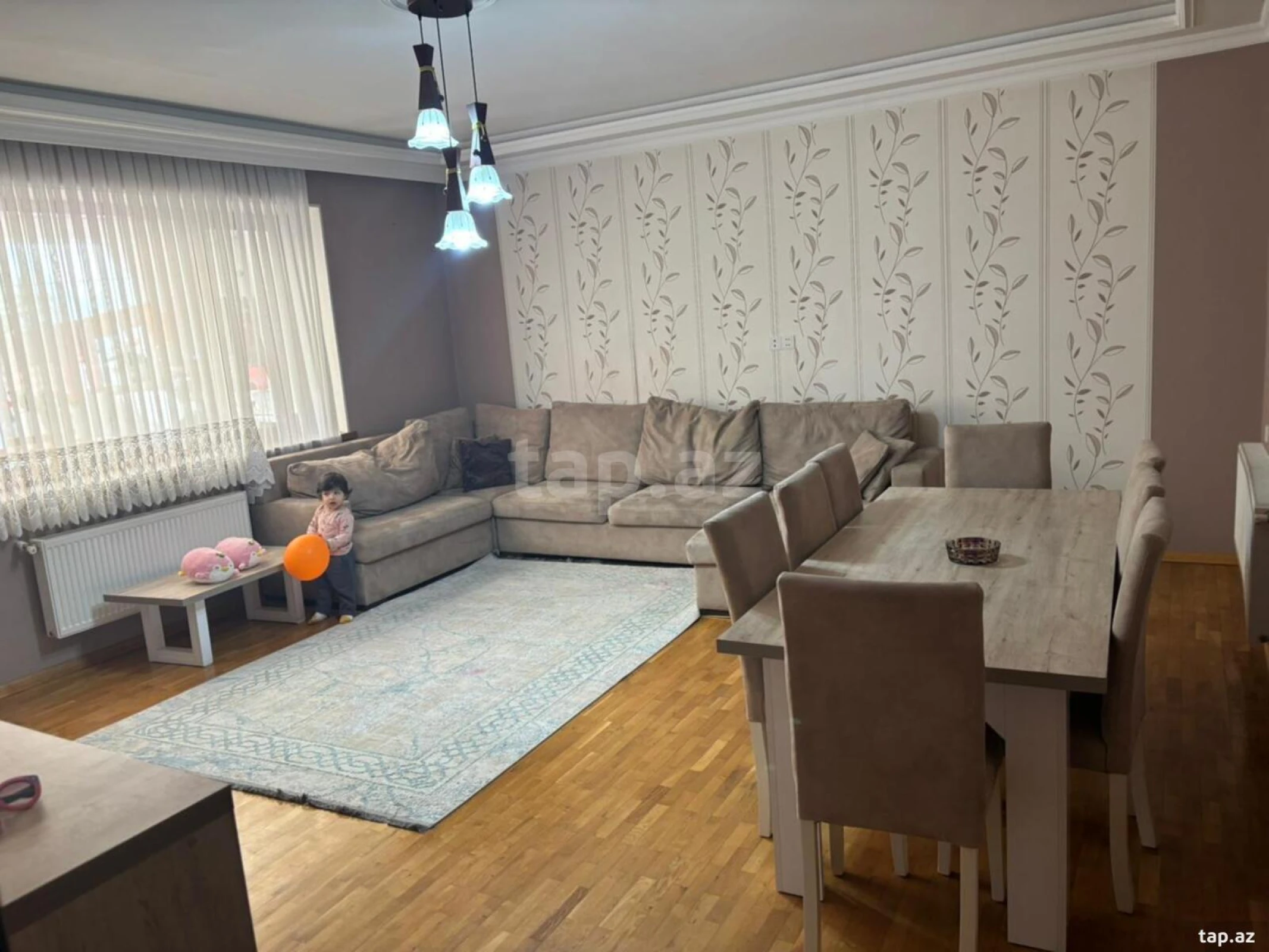 Satılır 4 otaqlı mənzil 65 m²