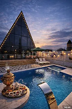 Kirayə verilir 5 otaqlı həyət evi 120 m² — Qəbələ 5 otaq 120.00 m²