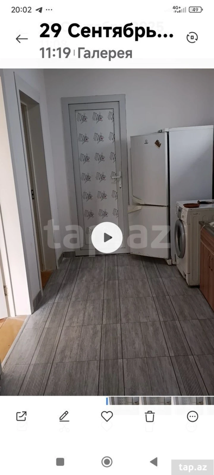 Kirayə verilir 2 otaqlı həyət evi 55 m²