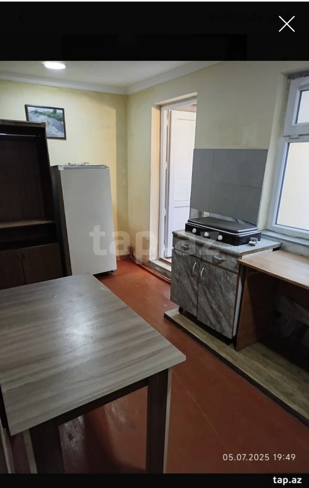 Kirayə verilir 1 otaqlı həyət evi 25 m²