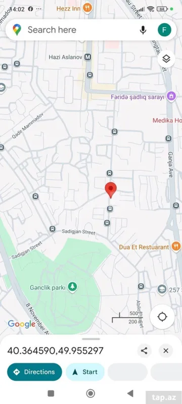 Kirayə verilir 2 otaqlı mənzil 60 m²