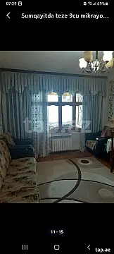 Kirayə verilir 2 otaqlı mənzil 45 m²