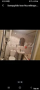 Kirayə verilir 2 otaqlı mənzil 45 m²