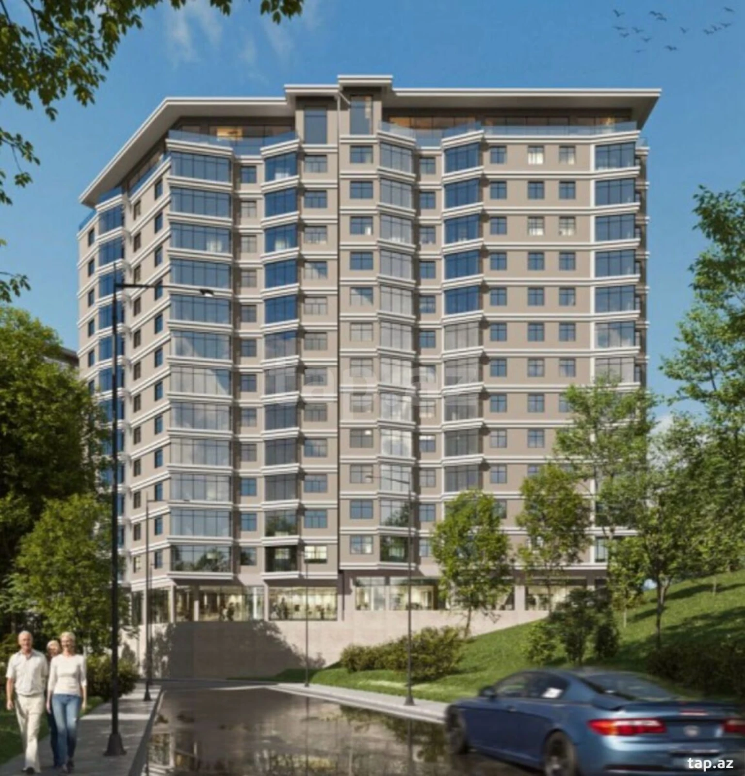 Satılır 3 otaqlı yeni tikili 122 m²