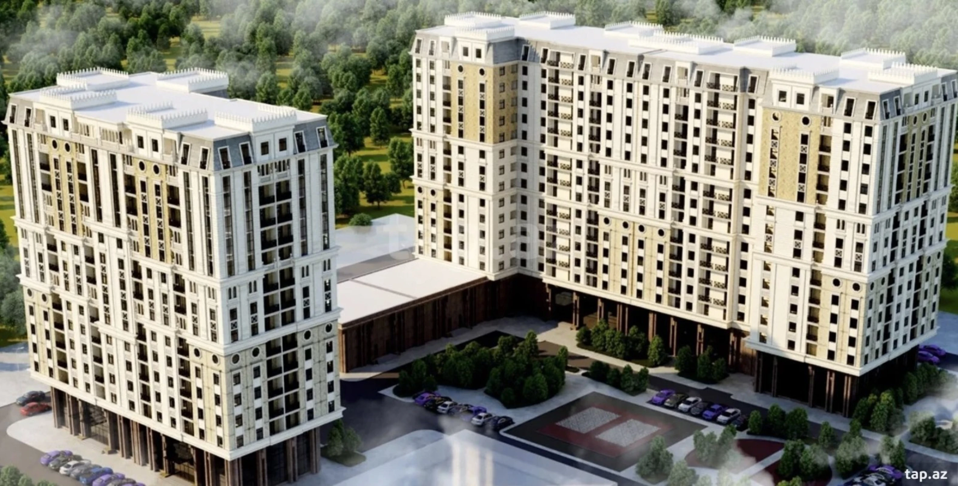 Satılır 2 otaqlı yeni tikili 91 m²