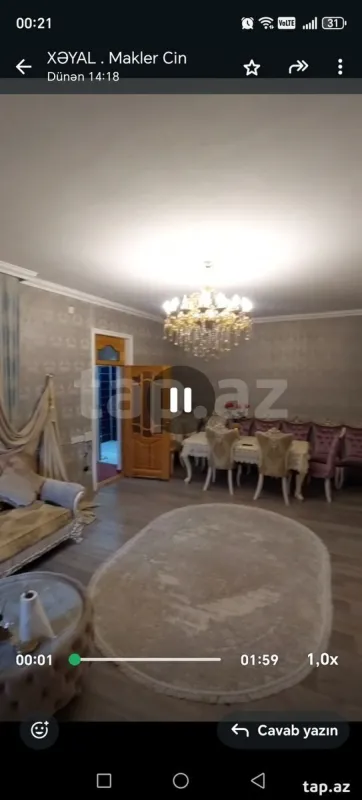 Satılır 3 otaqlı həyət evi 90 m²