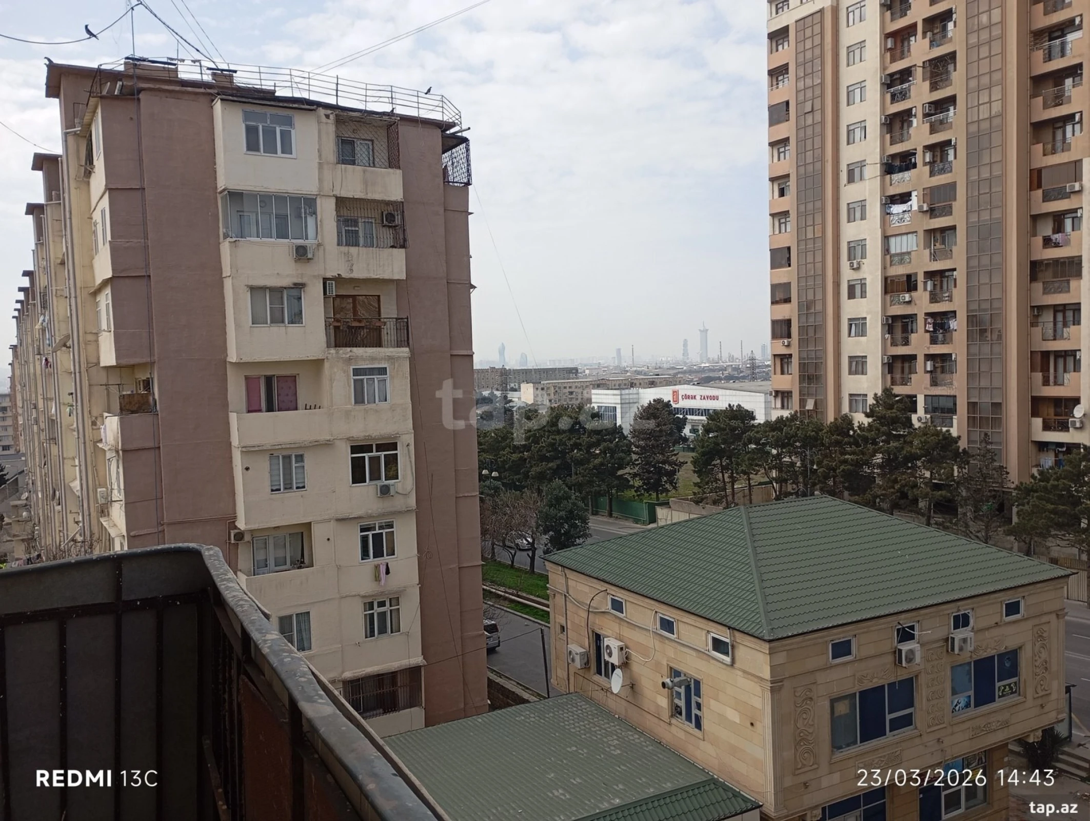 Satılır 1 otaqlı mənzil 36 m²