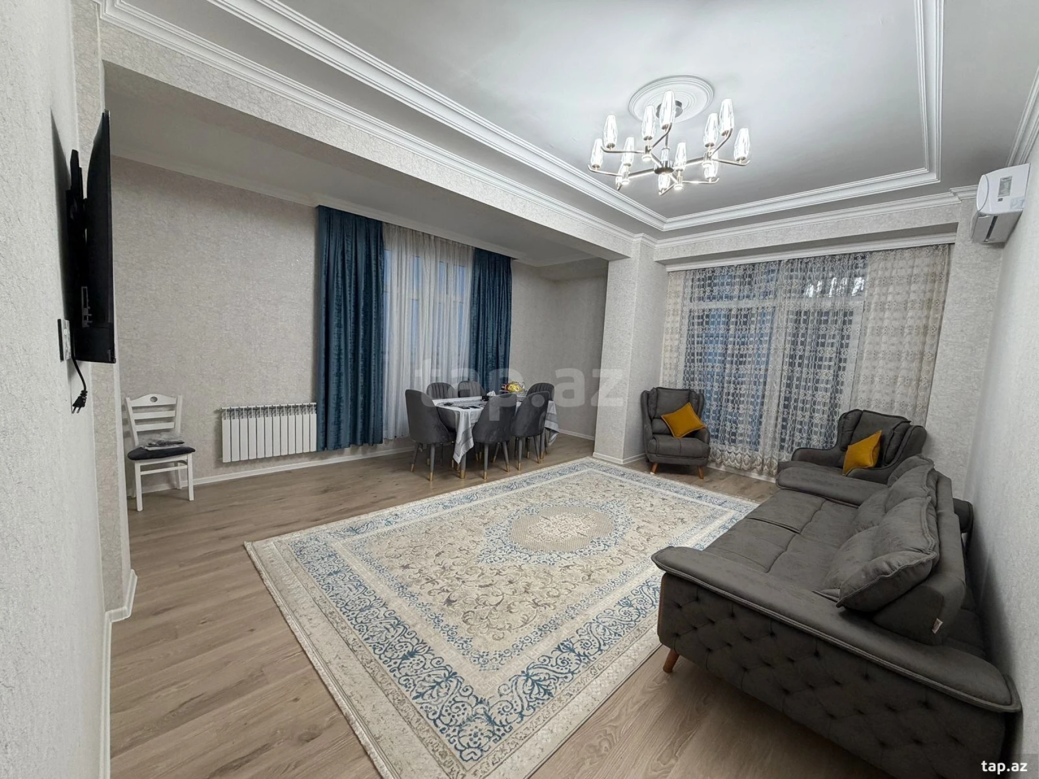 Kirayə verilir 2 otaqlı yeni tikili 80 m²