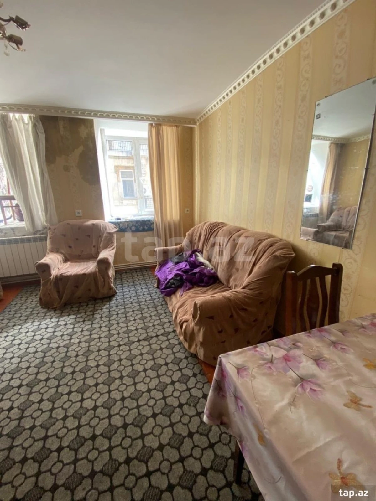 Kirayə verilir 2 otaqlı mənzil 50 m²