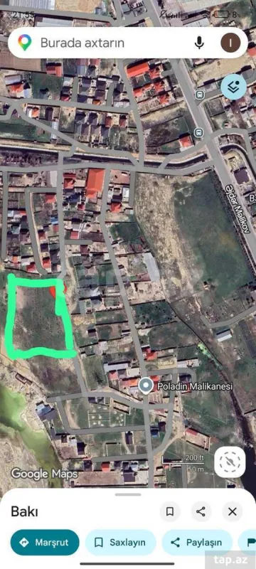 Satılır torpaq sahəsi