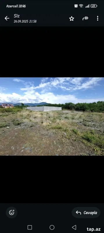 Satılır torpaq sahəsi