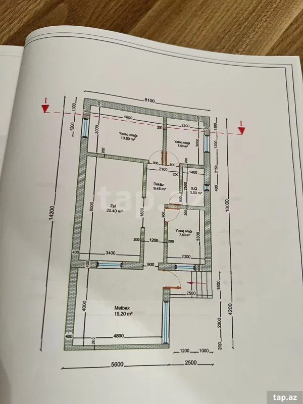 Satılır 4 otaqlı həyət evi 180 m²