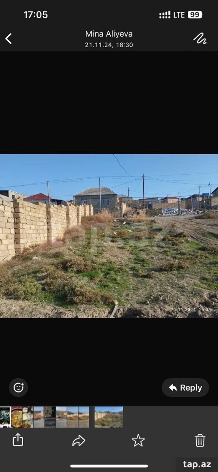 Satılır torpaq sahəsi