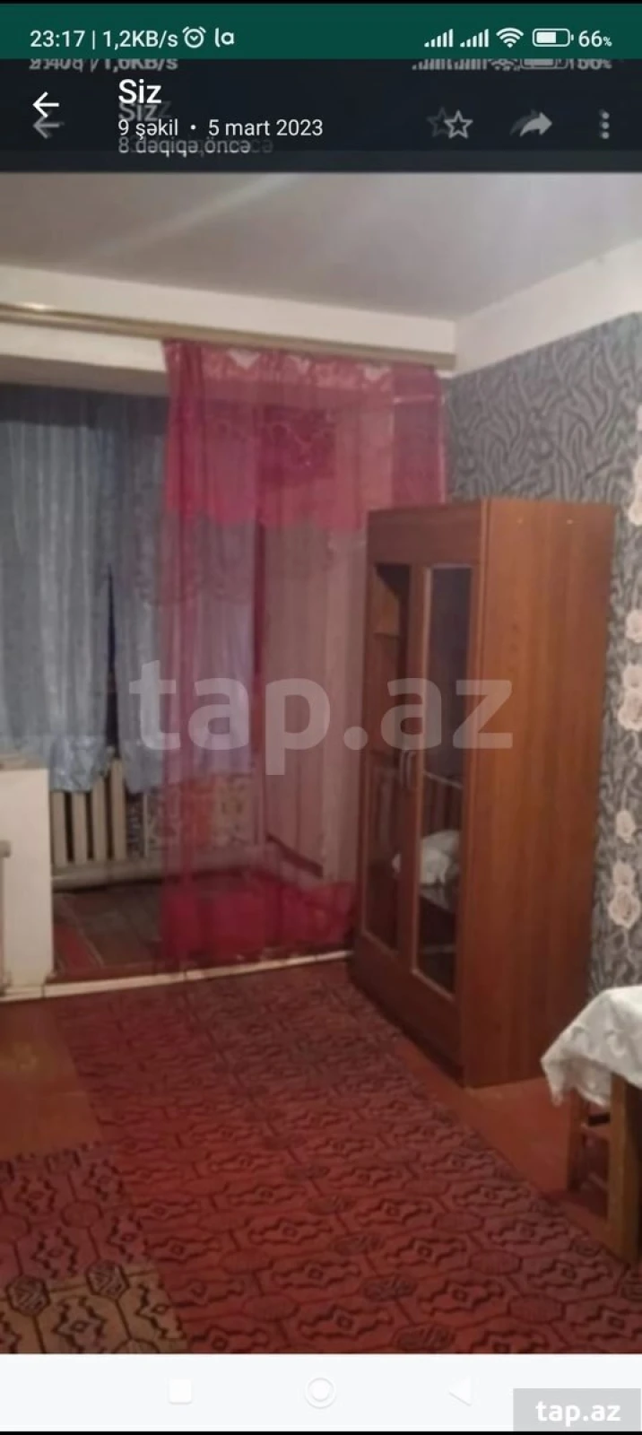 Satılır 1 otaqlı mənzil 17 m²