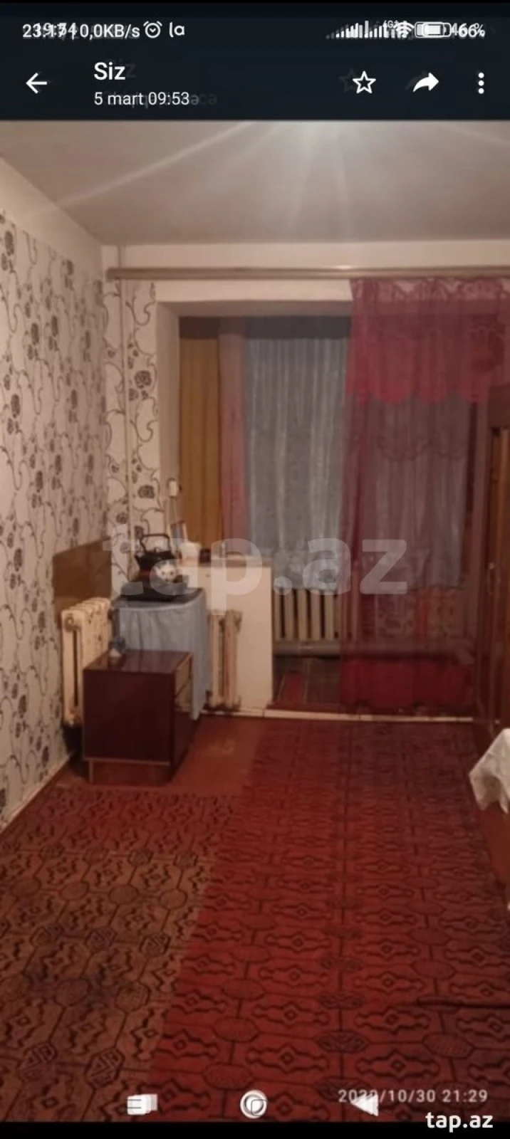 Satılır 1 otaqlı mənzil 17 m²