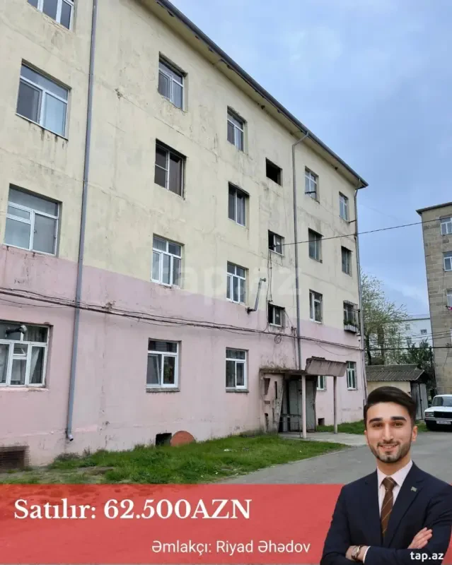 Satılır 4 otaqlı mənzil 72 m²