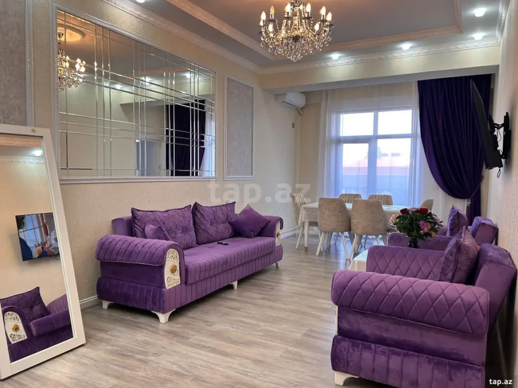 Kirayə verilir 3 otaqlı yeni tikili 75 m²