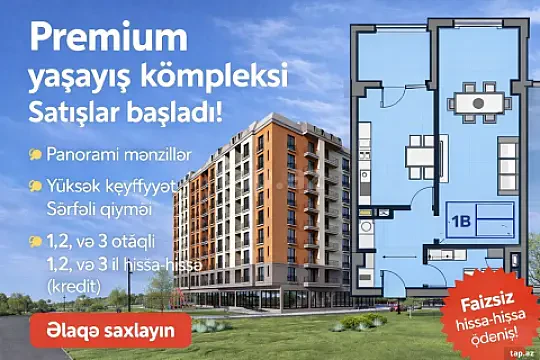 Satılır 1 otaqlı yeni tikili 60 m² — Qusar 1 otaq 60.00 m²