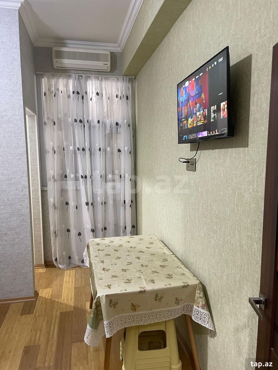Kirayə verilir 1 otaqlı yeni tikili 30 m²