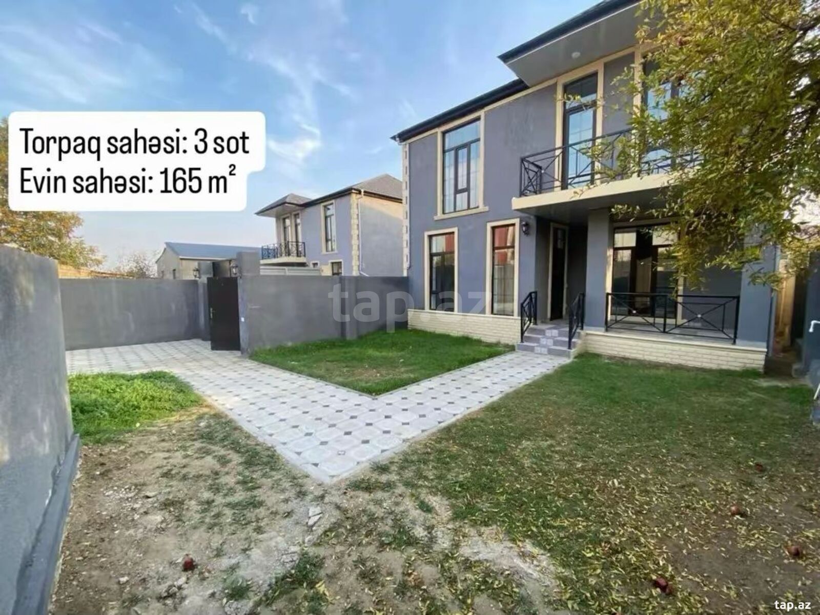 Satılır 3 otaqlı həyət evi 165 m²