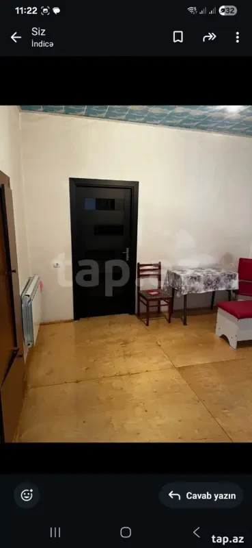 Kirayə verilir 2 otaqlı həyət evi 42 m²