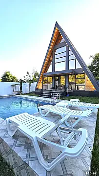 Kirayə verilir 4 otaqlı həyət evi 400 m² — Qəbələ 4 otaq 400.00 m²