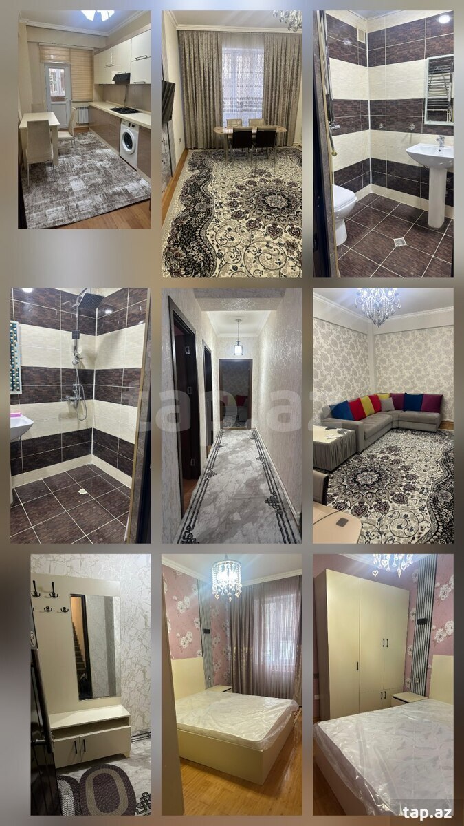 Kirayə verilir 2 otaqlı yeni tikili 65 m²