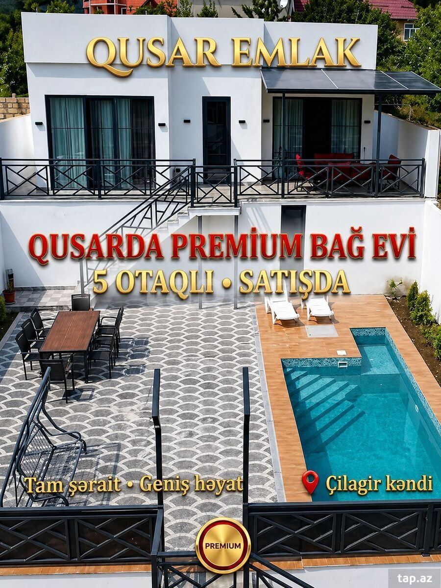 Satılır 5 otaqlı həyət evi 100 m²