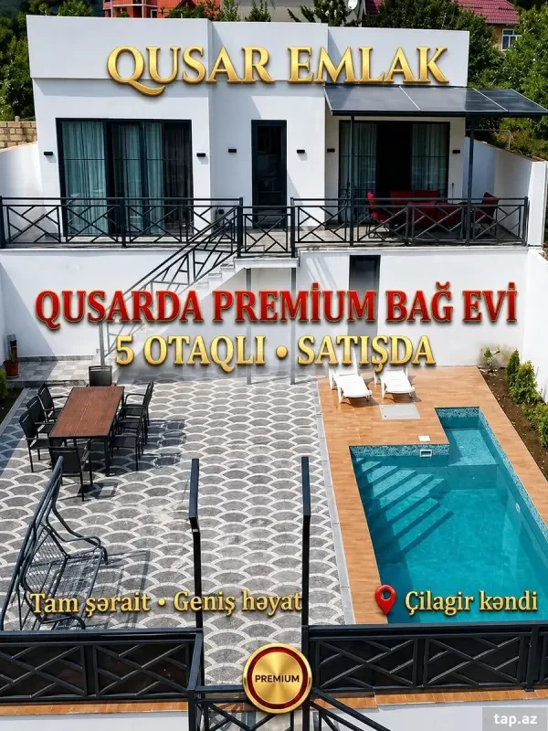Satılır 5 otaqlı həyət evi 100 m²