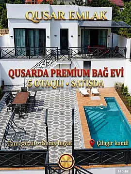Satılır 5 otaqlı həyət evi 100 m² — Qusar 5 otaq 100.00 m²