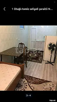Kirayə verilir 1 otaqlı həyət evi 20 m² — Bakı, Nizami 1 otaq 20.00 m²