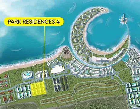 Satılır 1 otaqlı yeni tikili 59 m² — Bakı, Nardaran 1 otaq 59.00 m²