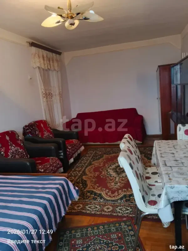 Kirayə verilir 1 otaqlı mənzil 40 m²