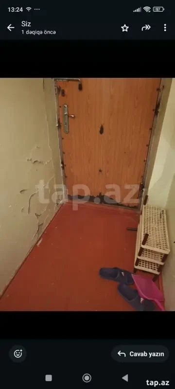 Kirayə verilir 1 otaqlı mənzil 30 m²