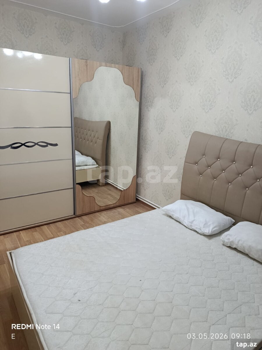 Kirayə verilir 3 otaqlı mənzil 75 m²