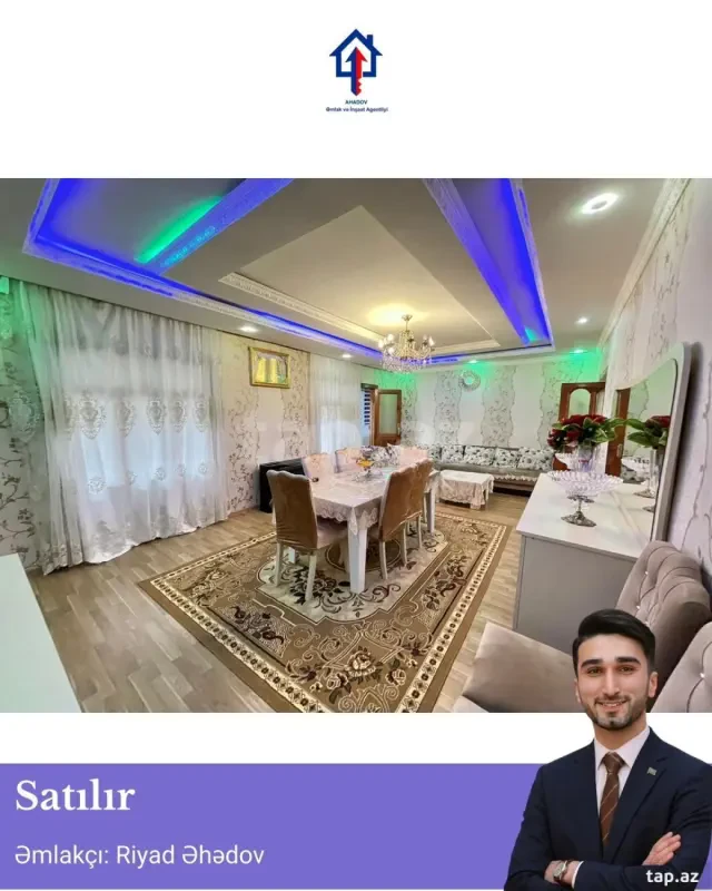 Satılır 4 otaqlı mənzil 80 m²