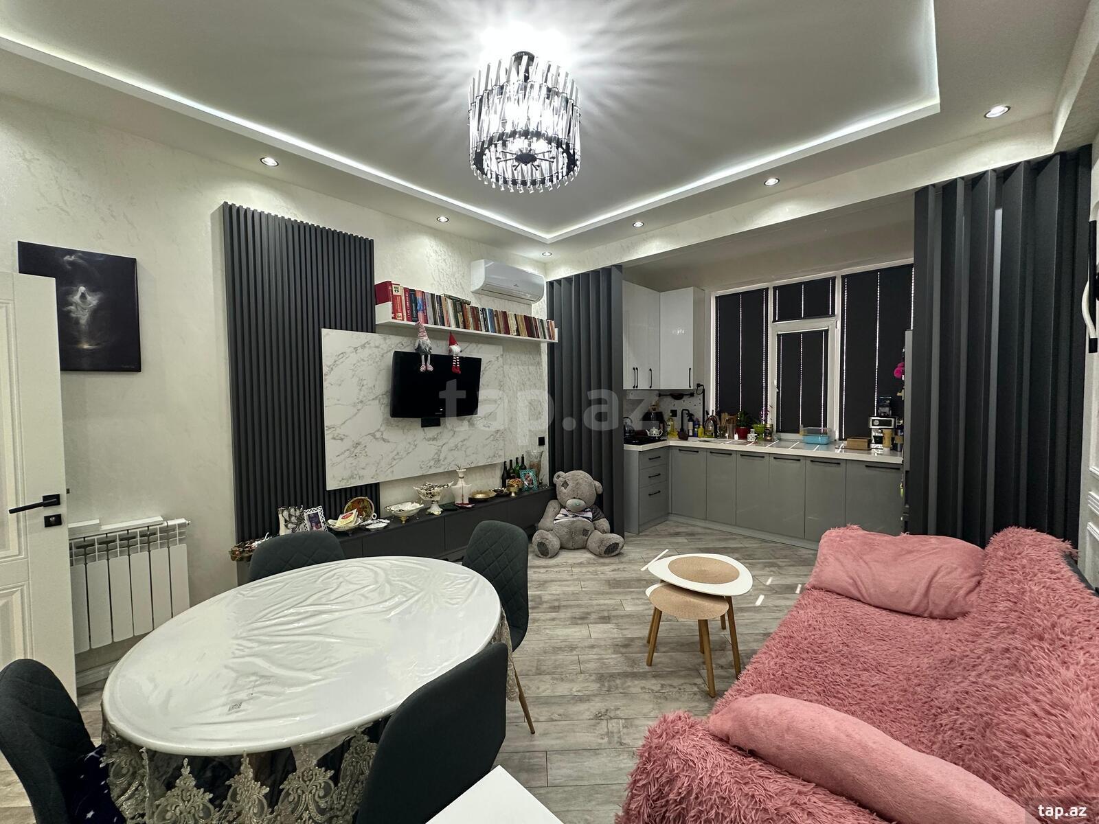 Satılır 2 otaqlı yeni tikili 55 m²